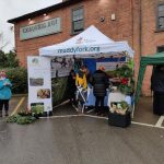 Muddy Fork brave the elements for The Chequers at Ranby Christmas Market